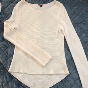 White/Cream colored Sweater // Express